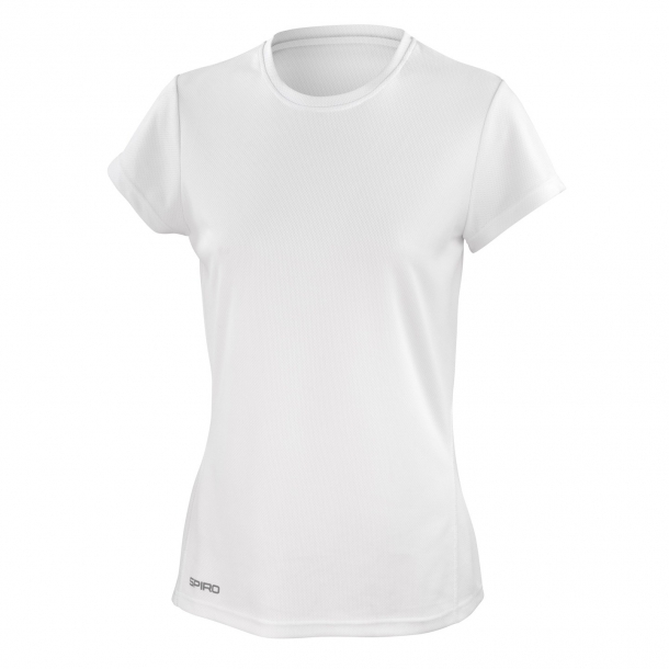 Ladies Quick Dry Performance S/S White S