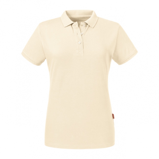 Ladies Pure Organic Polo Natural M