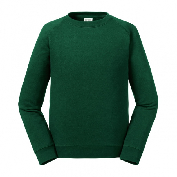 Kids Authentic Raglan Sweat B.Green 9-10 (140)