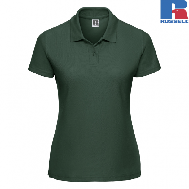 Ladies Classic Polycotton Polo Bottle Green XS