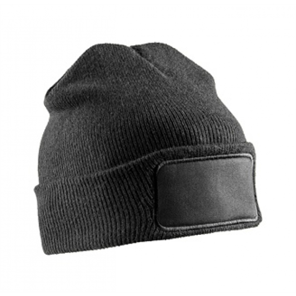 RECYCLED PRINTERS THINSULATE BEANIE BLACK