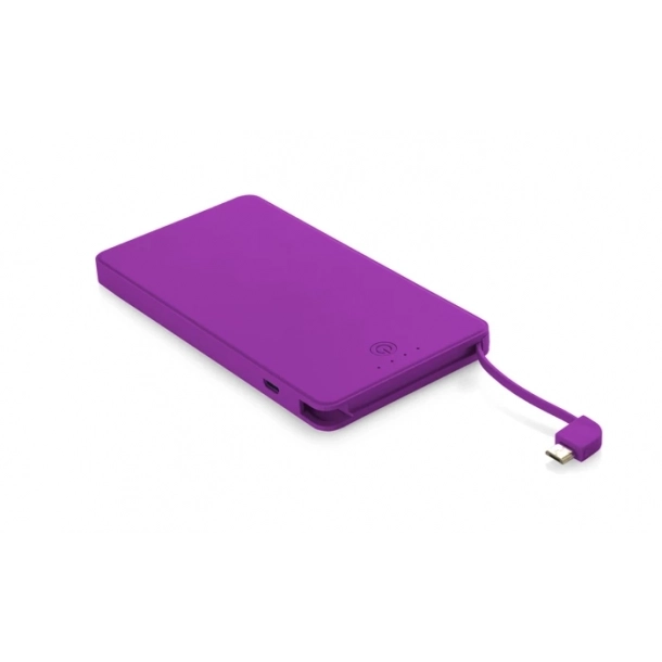 Powerbank VIVID 4000 mAh - Fioletowy