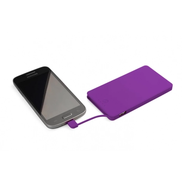 Powerbank VIVID 4000 mAh - Fioletowy