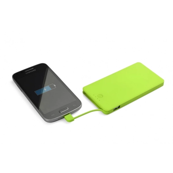 Power bank VIVID 4000 mAh - Jasny Zielony