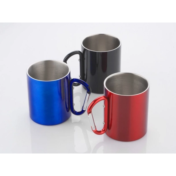 Kubek z karabińczykiem CAMP - Czerwony