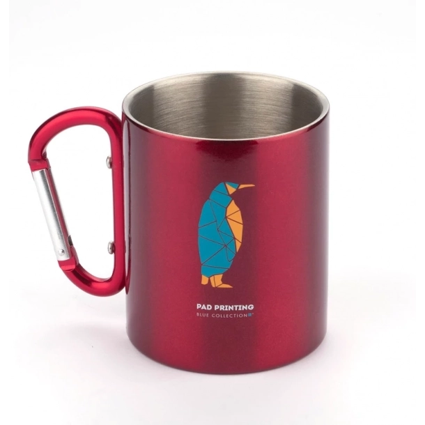 Kubek z karabińczykiem CAMP - Czerwony