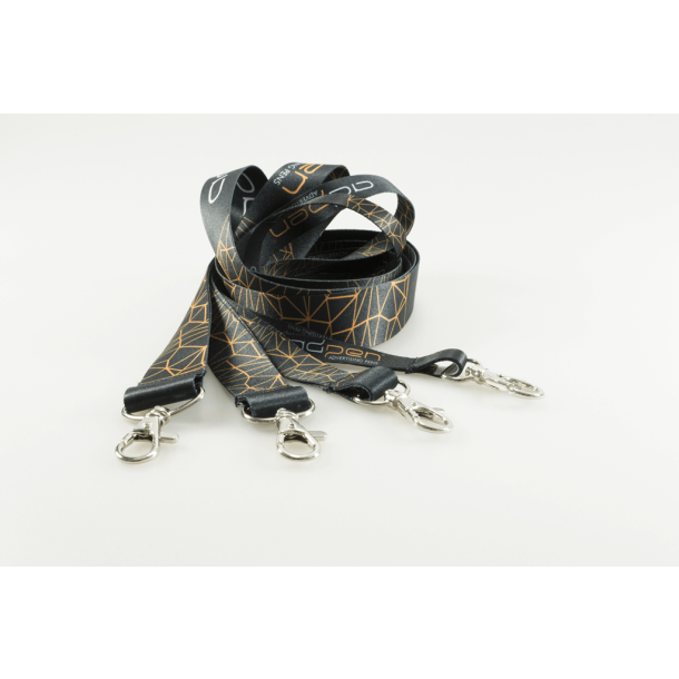 Smycz reklamowa dwustronna (4+4) 10 mm