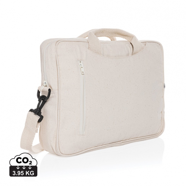 Torba na laptopa 15,4' AWARE™ Laluka, bawełna z recyklingu