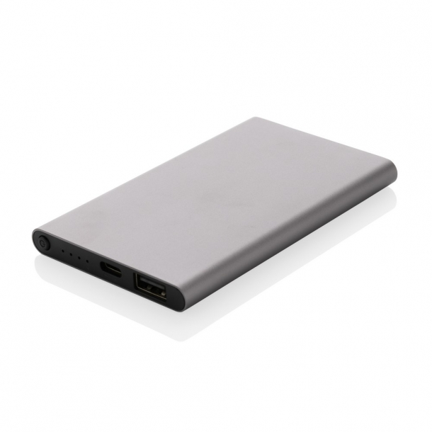 Power bank 4000 mAh z aluminium z recyklingu