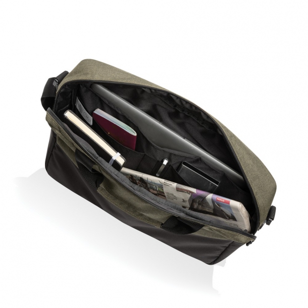 Torba na laptopa 15,6' AWARE™ Kazu, poliester z recyklingu