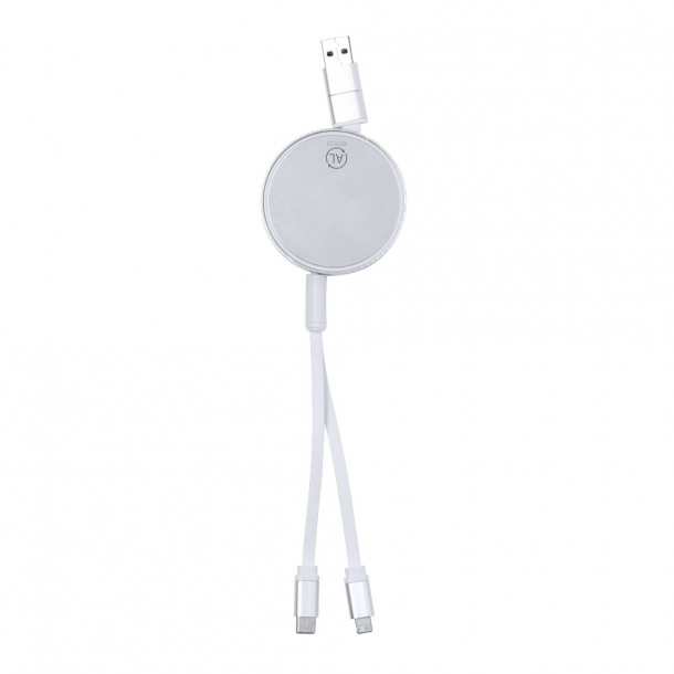 Zwijany kabel do ładowania i synchronizacji z aluminium z recyklingu