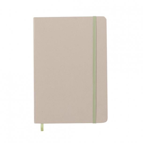 Notatnik ok. A5 z kartonu z recyklingu i papieru z owoców