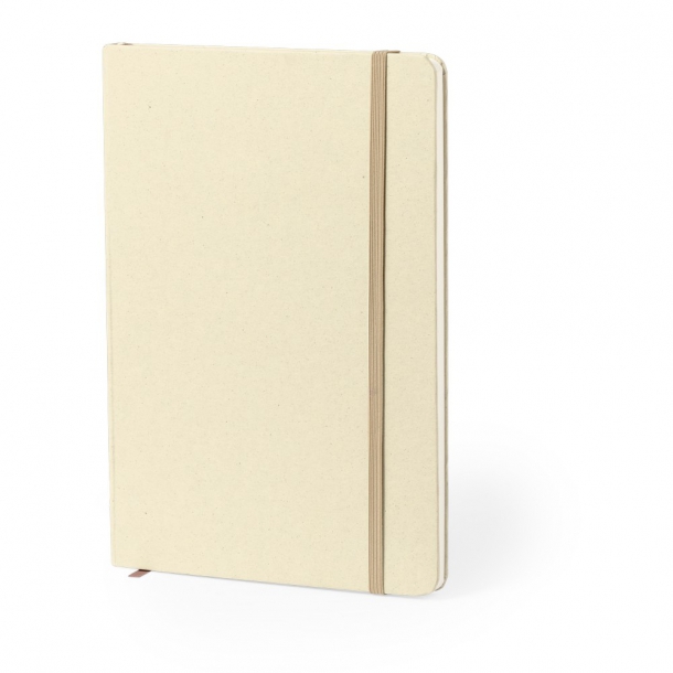 Notatnik ok. A5 z kartonu z recyklingu i papieru z owoców