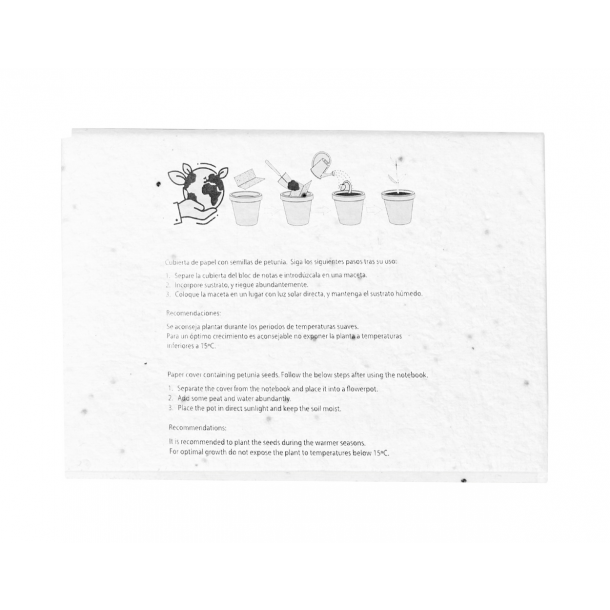 Albot - notatnik z karteczkami samoprzylepnymi z papieru nasiennego