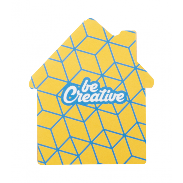 CreaStick House - personalizowany notatnik z kartkami samoprzylepnymi