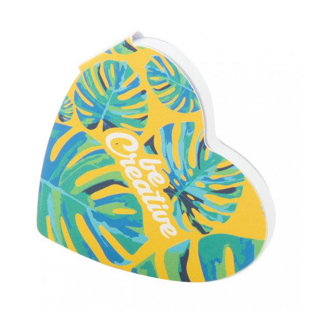 CreaStick Heart - personalizowany notatnik z kartkami samoprzylepnymi