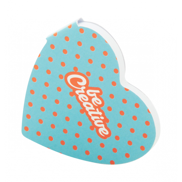 CreaStick Heart - personalizowany notatnik z kartkami samoprzylepnymi