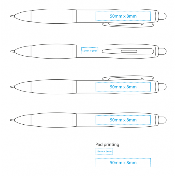 Długopis reklamowy plastikowy  AP1001b