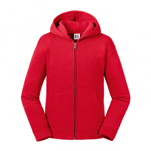 Kids Authentic Zip Hooded Sweat C.Red 3-4 (104)