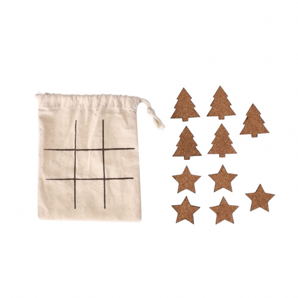 Gra 'kółko i krzyżyk', świąteczny wzór