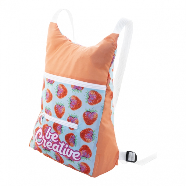 SuboBag Folback - personalizowany składany plecak RPET - Biały