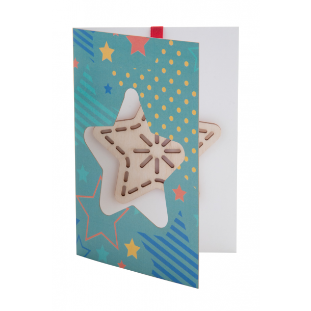 TreeCard - karta świąteczna, gwiazda