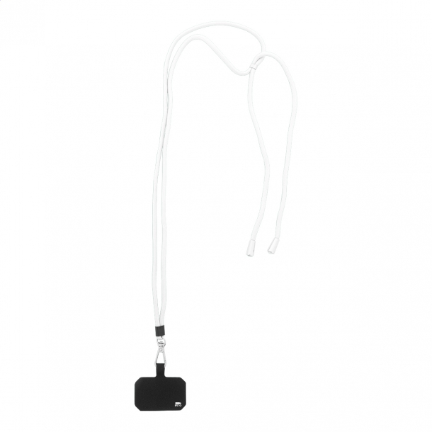 Corphon - smycz RPET z uchwytem na telefon