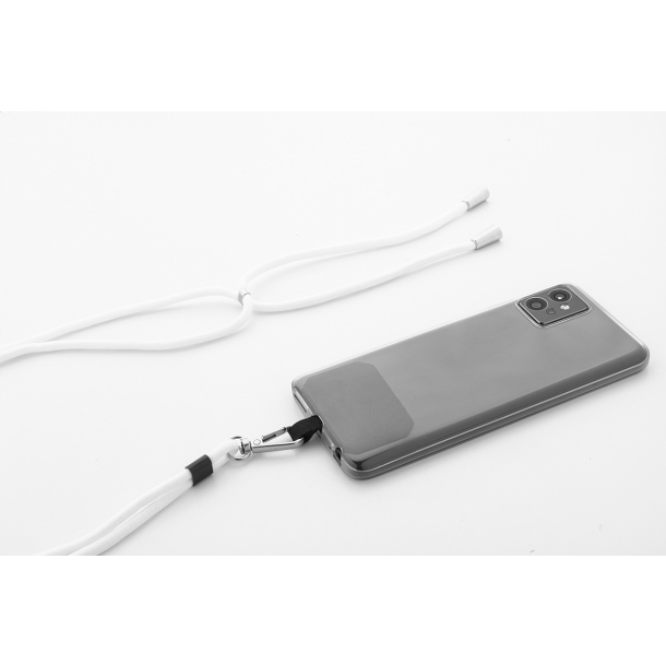 Corphon - smycz RPET z uchwytem na telefon