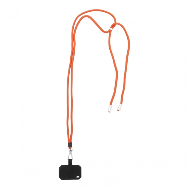Corphon - smycz RPET z uchwytem na telefon