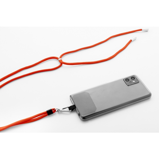 Corphon - smycz RPET z uchwytem na telefon