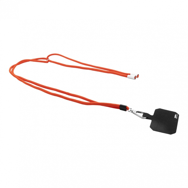 Corphon - smycz RPET z uchwytem na telefon