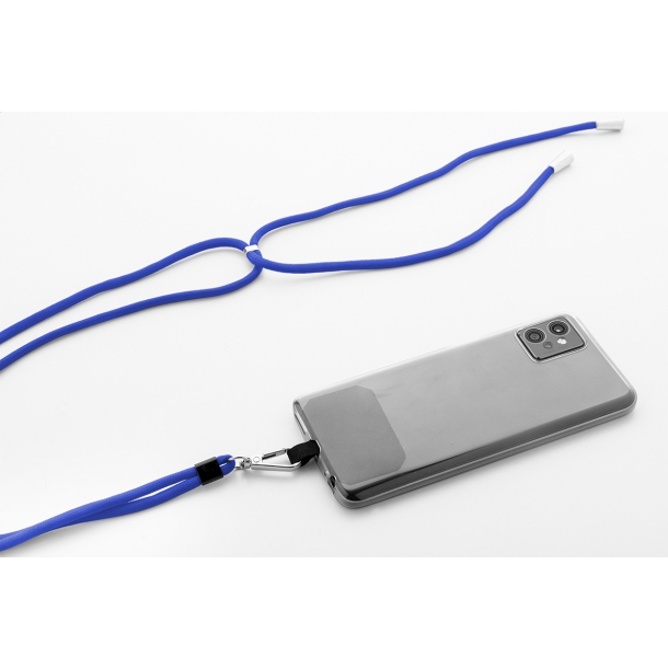 Corphon - smycz RPET z uchwytem na telefon