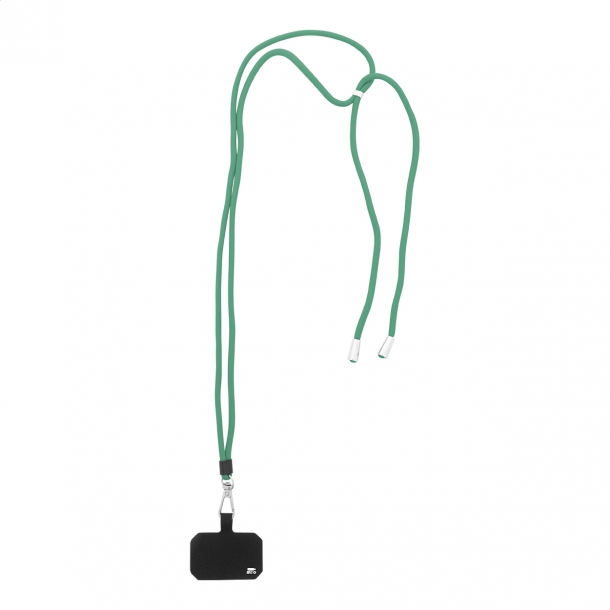 Corphon - smycz RPET z uchwytem na telefon