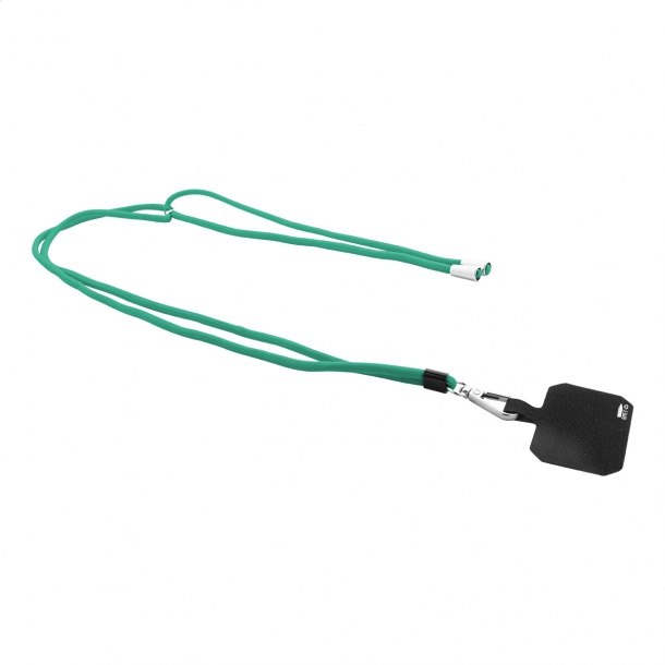 Corphon - smycz RPET z uchwytem na telefon