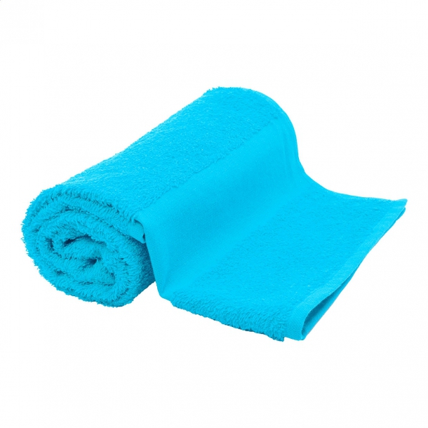 Terry M - ręcznik frotte bawełniany - 50×100 cm - Jasno niebieski