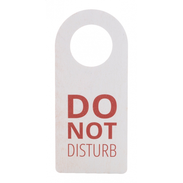 Disturb Wood - personalizowana zawieszka na drzwi - Naturalny