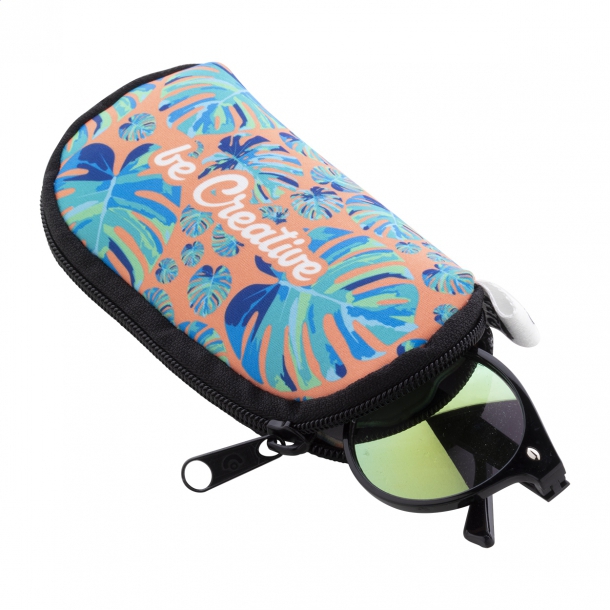 PrintSun Zip - personalizowane etui na okulary przeciwsłoneczne RPET