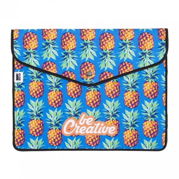 Compack - personalizowana torba na laptopa / dokumenty RPET - Czarny