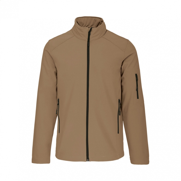 KA401 - 3-warstwowy softshell - Brązowy