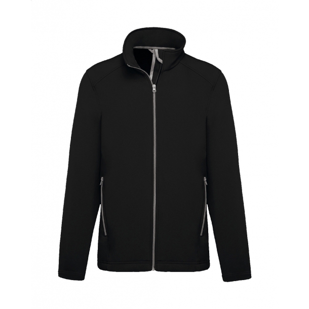 KA424 - 2-warstwowy softshell - Czarny