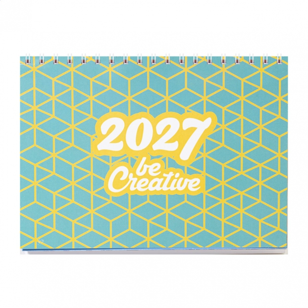 CreaDate Desk - personalizowany kalendarz biurkowy - Biały