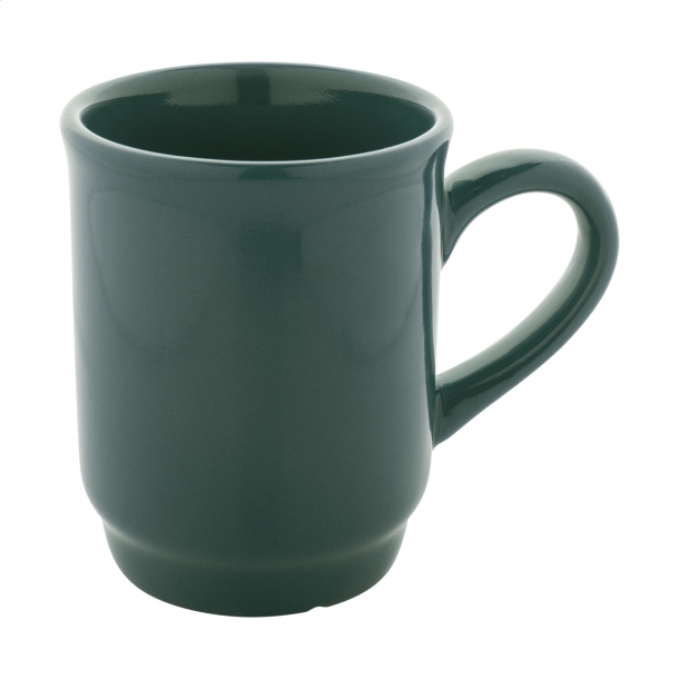 Marknad - ceramiczny kubek do układania w stosy - Zielony