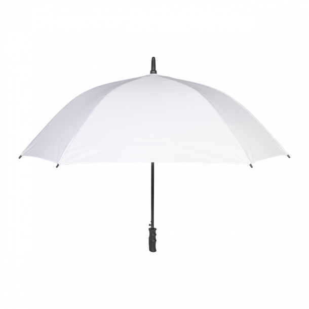 Quadstorm - kwadratowy parasol RPET - Biały