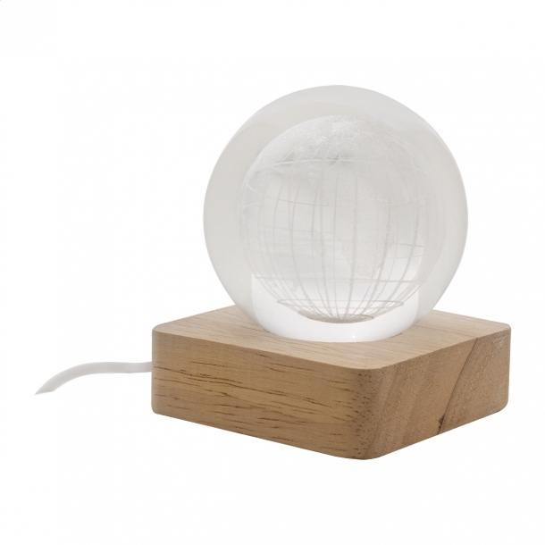LumiGlobe - szklana kula świetlna - Transparentny