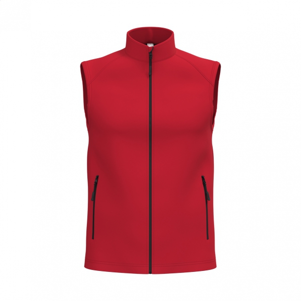 IB413 - kamizelka bezrękawnik softshell 2-warstwowy - Czerwony