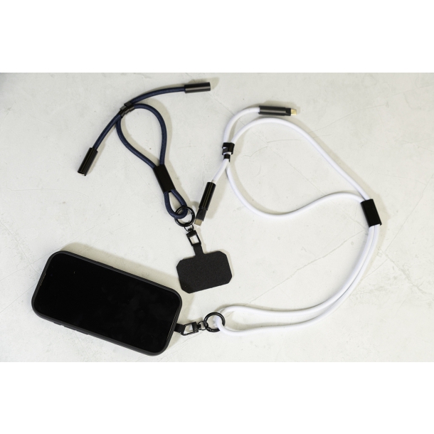 HolCharge - smycz, uchwyt na telefon, kabel 60W RPET
