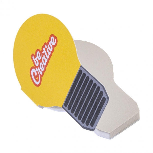 CreaStick Bulb - karteczki samoprzylepne - Biały