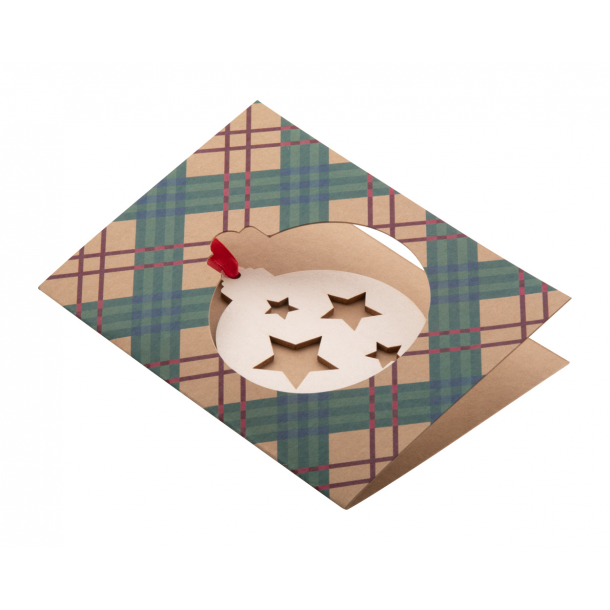 TreeCard Eco - karta/kartka świąteczna - bombka