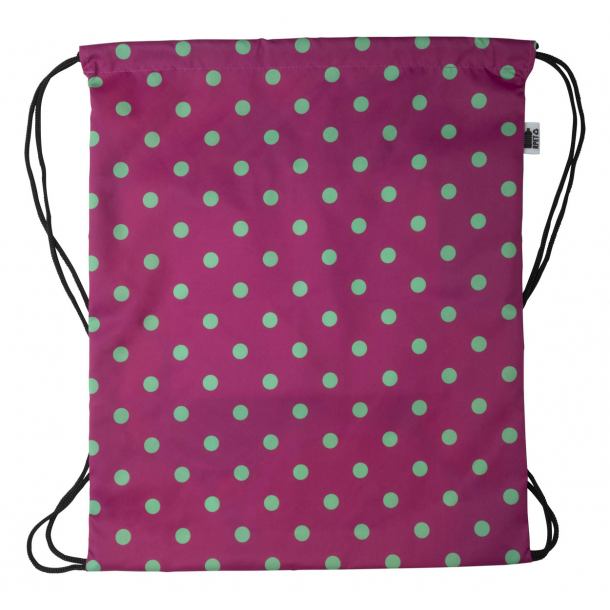 CreaDraw Zip RPET - personalizowany worek ze sznurkami