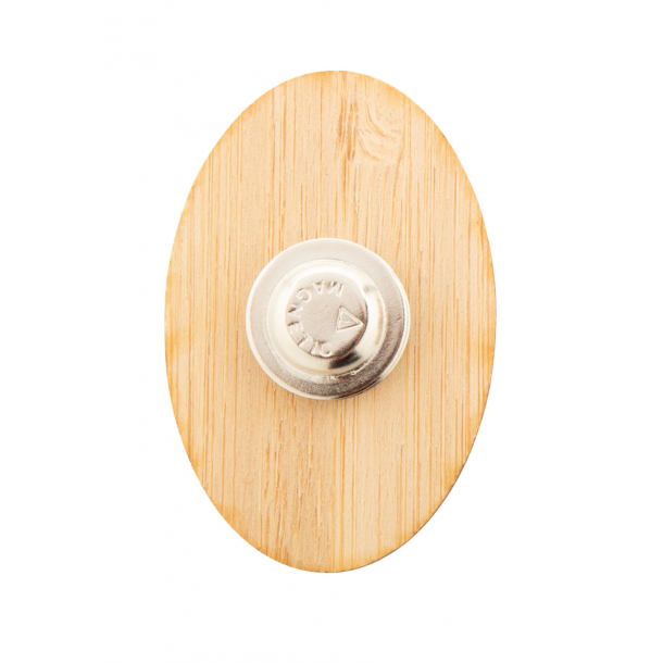 BooBadge - bambusowa przypinka/pins